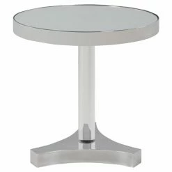 Promo 🌟 Round End Tables & Side Tables Chintaly 4034 Lamp Table 😀