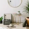 Cheap 🥰 Round End Tables & Side Tables Deny Designs Emanuela Carratoni Geometric Palm Round Side Table 🌟