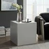 Best deal ⌛ Square End Tables & Side Tables Modway Cast Stainless Steel Side Table 🛒