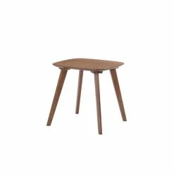 New ⭐ Wallace And Bay Square End Tables & Side Tables Wallace & Bay Pineda Walnut Brown End Table 🧨