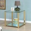 Cheap 🎁 Square End Tables & Side Tables Furniture Of America Jamison Mirror Shelf End Table 😍