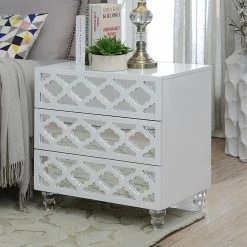 Best Pirce ⭐ Rectangle End Tables & Side Tables Furniture Of America Polly Contemporary Side Table 🔥