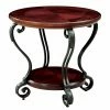 Wholesale 👏 Round End Tables & Side Tables Furniture Of America Kimlin Traditional Round End Table 😍