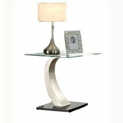 Best reviews of 🎉 Rectangle End Tables & Side Tables Furniture Of America Teklen Contemporary End Table 😉