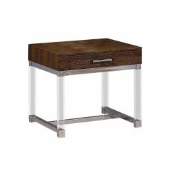 Cheap 💯 Square End Tables & Side Tables Furniture Of America Badene Contemporary 1-Drawer End Table 🔥