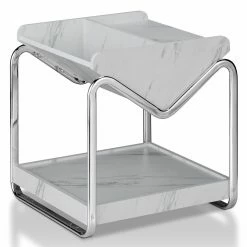 Coupon 🥰 Other Shapes - End Tables & Side Tables Furniture Of America Black Rock End Table With Shelf 👍