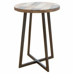 Promo 💯 Round End Tables & Side Tables FirsTime Miller Rustic Wood End Table ⭐