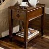 Best Pirce 🛒 Rectangle End Tables & Side Tables Hammary Sunset Valley Chairside Table - Rich Mahogany 😍