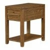 Outlet 🔔 Rectangle End Tables & Side Tables Hammary Furniture Co. Chairsides Downtown Oak End Table 🌟