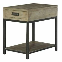 Best reviews of 👍 Rectangle End Tables & Side Tables Hammary Furniture Co. Parsons Charging Chairside Table 😍