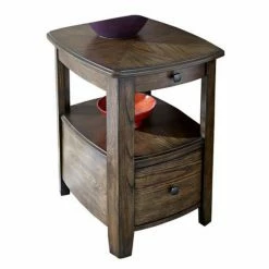 Flash Sale 😀 Rectangle End Tables & Side Tables Hammary Furniture Co. Primo Chairside Table ⌛