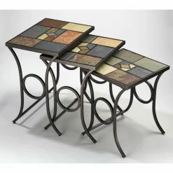 Wholesale 👏 Hillsdale Furniture Rectangle End Tables & Side Tables Hillsdale Pompei Nesting Tables 👏