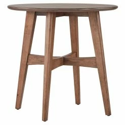 Best deal 🥰 Round End Tables & Side Tables Weston Home Carole Round Wood Modern End Table ✔️