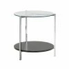 Flash Sale 😀 Round End Tables & Side Tables Weston Home Vicci Glass Top End Table 😍
