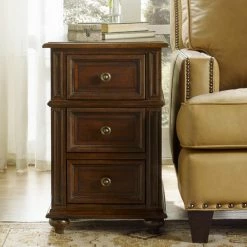 Best Sale 😉 Rectangle End Tables & Side Tables Hooker Furniture Leesburg Chairside Chest ⭐