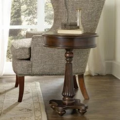 Outlet 👍 Round End Tables & Side Tables Hooker Furniture Leesburg Martini Table 🔥