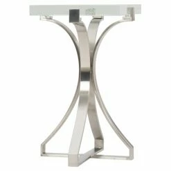 Best reviews of 👏 Rectangle End Tables & Side Tables Hooker Furniture Bubble Glass Rectangular Accent Table 💯