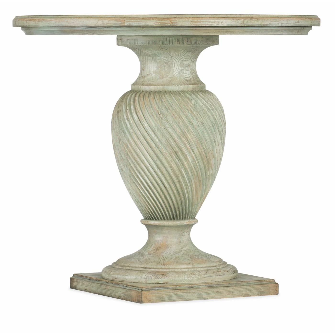 Budget π₯° Round End Tables & Side Tables Hooker Furniture Traditions Round End Table - Pale Green β