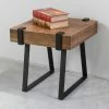 Cheap 🛒 Square End Tables & Side Tables International Caravan Hamburg Contemporary Wooden Block End Table 👍