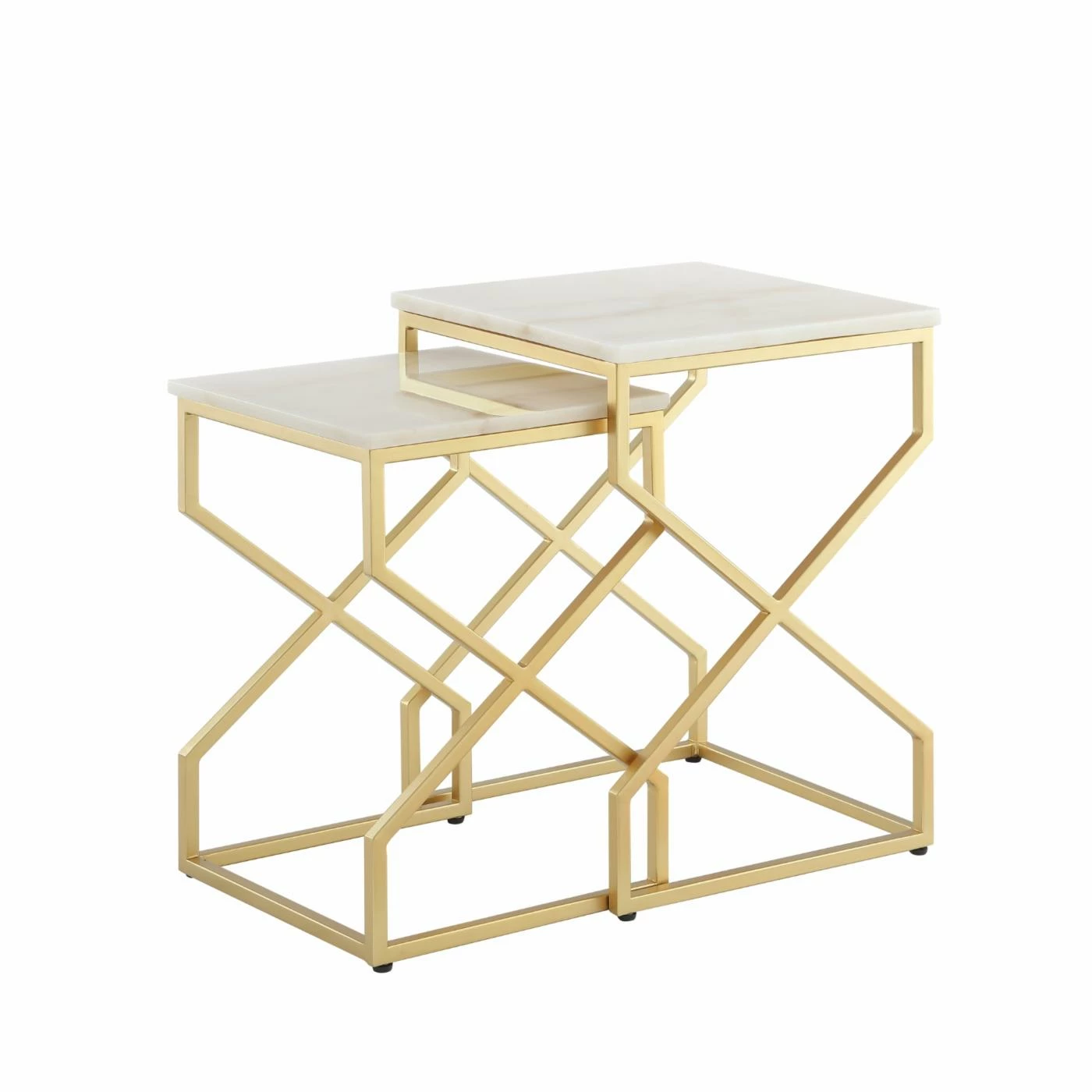 Best reviews of 👏 Square End Tables & Side Tables Inspired Home Raquel End Table - Set Of 2 ❤️