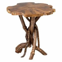Outlet 💯 Other Shapes - End Tables & Side Tables East At Main Dimitri Teak End Table 👏