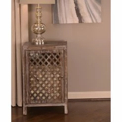 Top 10 🛒 Rectangle End Tables & Side Tables Decor Therapy Distressed Quatrefoil End Table ✔️