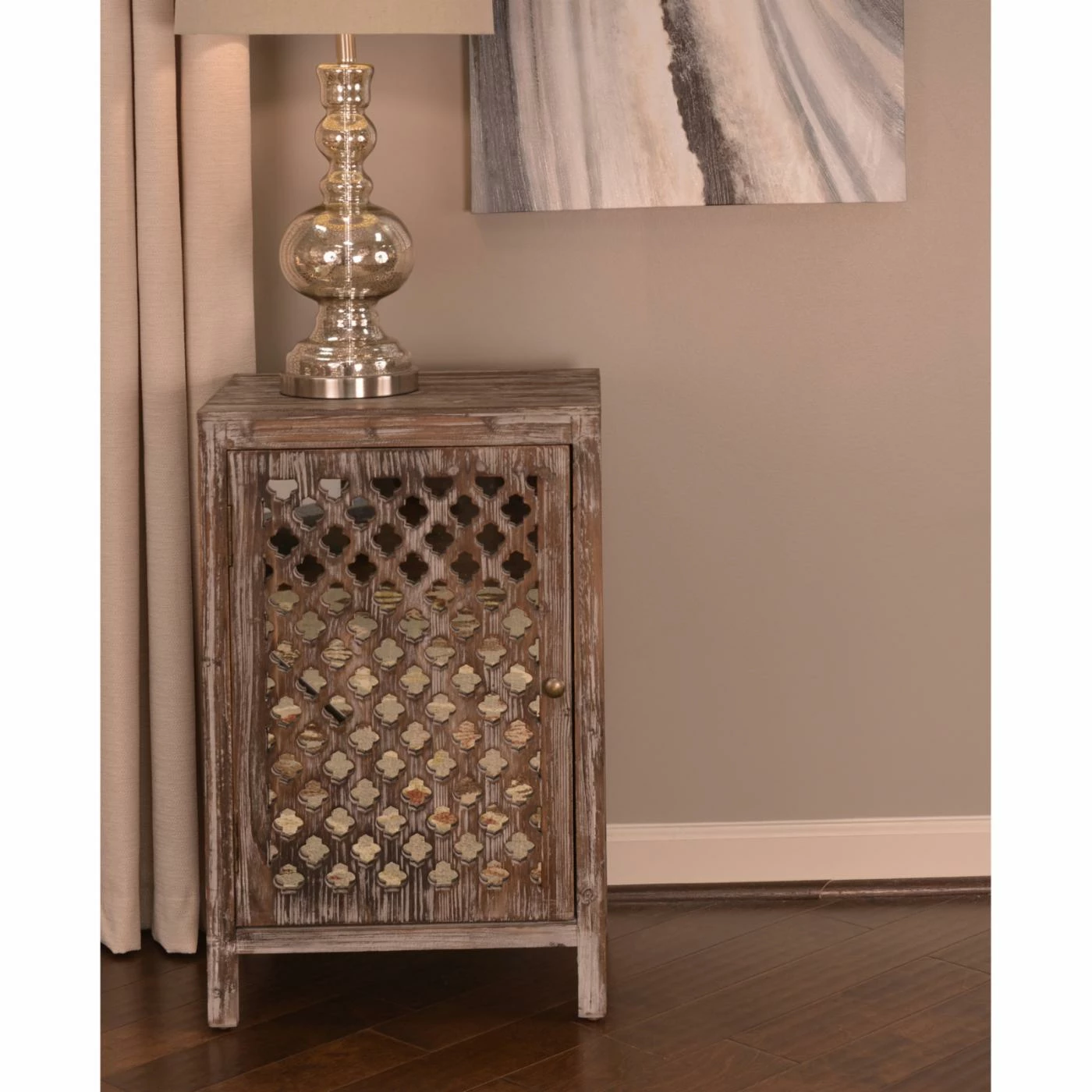 Top 10 π Rectangle End Tables & Side Tables Decor Therapy Distressed Quatrefoil End Table βοΈ