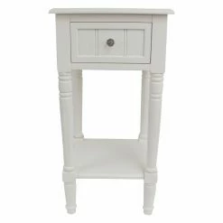 Coupon 🎁 Square End Tables & Side Tables Decor Therapy Square 1 Drawer Accent Table 🎁
