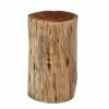 New 😀 Round End Tables & Side Tables Jofran Global Archive Hardwood Stump End Table 🤩