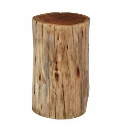 New 😀 Round End Tables & Side Tables Jofran Global Archive Hardwood Stump End Table 🤩