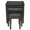 Outlet 👏 Rectangle End Tables & Side Tables Jofran Grey Mosaic Nesting Tables - Set Of 3 🤩