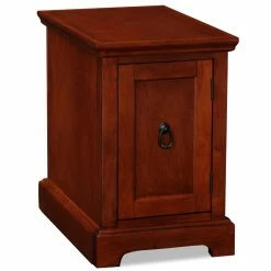 Best reviews of 🔥 Rectangle End Tables & Side Tables Leick Home Cabinet Side Table Printer Stand, Westwood Cherry 👏