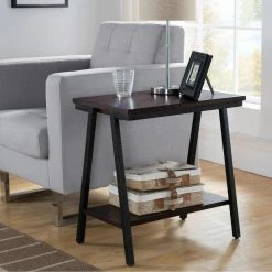 Hot Sale ✨ Rectangle End Tables & Side Tables Leick Home Empiria Narrow End Table 🛒