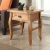 Promo 😍 Rectangle End Tables & Side Tables Linon Home Santa Fe Antique Finish End Table 🥰