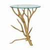 New 💯 Round End Tables & Side Tables Powell Burmil Branch Side Table - Gold 🔔