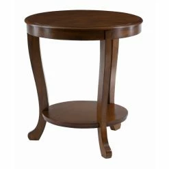 Wholesale 🔥 Round End Tables & Side Tables Powell Aubert Round Side Table - Hazelnut Brown ✔️