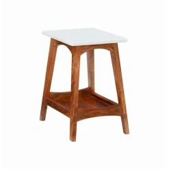 Hot Sale ๐ Rectangle End Tables & Side Tables Powell Rainier Side Table - Brown ๐ฅฐ
