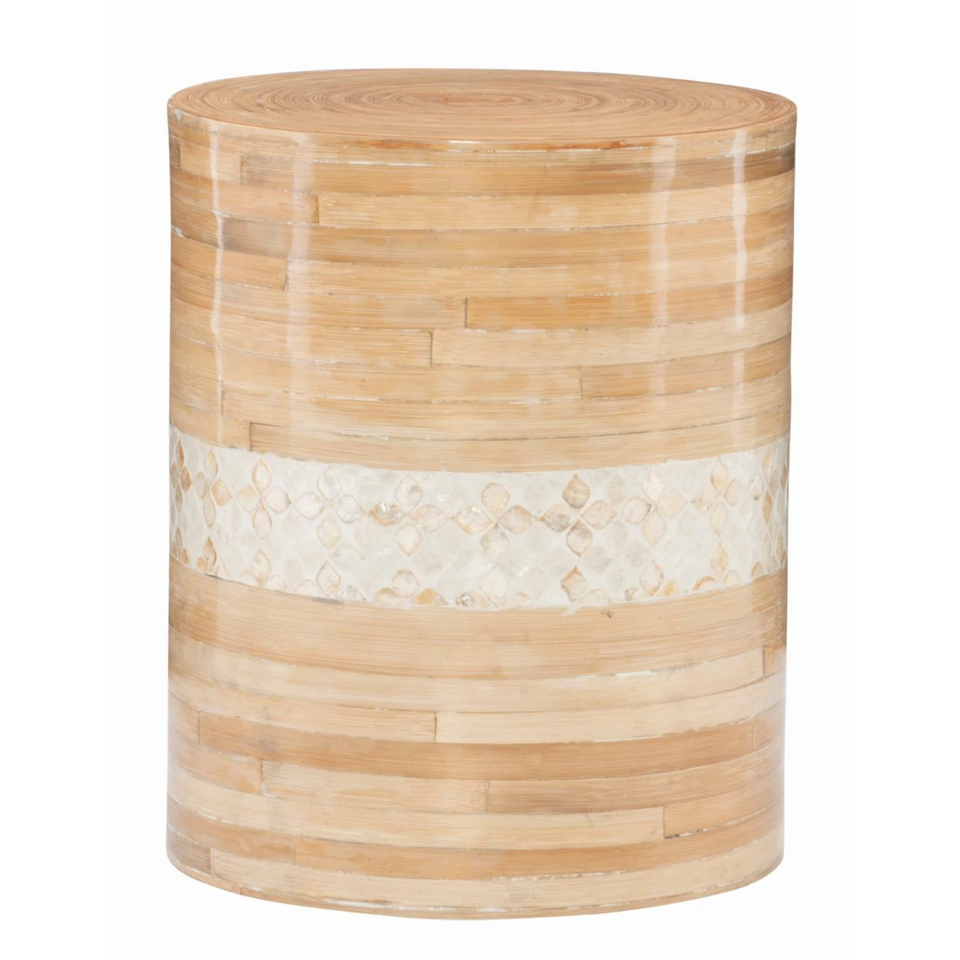 Best reviews of π Round End Tables & Side Tables Linon Prine Drum End Table - Natural π