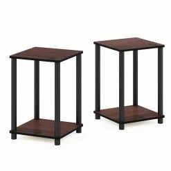Best reviews of 👏 Square End Tables & Side Tables Furinno Turn-N-Tube End Table - Set Of 2 ⭐