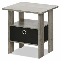 Best reviews of 🛒 Square End Tables & Side Tables Furinno End Table With Drawer ⌛