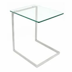 Wholesale 🤩 Rectangle End Tables & Side Tables LumiSource Zenn Glass Contemporary End Table 🧨