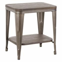 Wholesale 👍 Rectangle End Tables & Side Tables LumiSource Oregon End Table 🎉