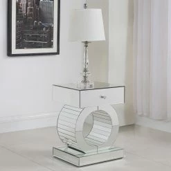 Promo ❤️ Rectangle End Tables & Side Tables Meridian Furniture Inc Jocelyn End Table 😍