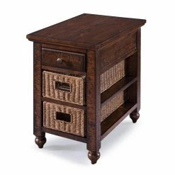Hot Sale ✨ Rectangle End Tables & Side Tables Magnussen Cottage Lane Rectangular Chair Side End Table ⌛