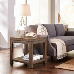 Flash Sale 😉 Rectangle End Tables & Side Tables Modus Craster Reclaimed Wood Square Side Table ⌛