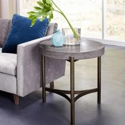 Brand new ⌛ Round End Tables & Side Tables Modus Lyon Round Side Table 🥰