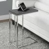 Flash Sale ⌛ Rectangle End Tables & Side Tables Monarch Specialties End Table - Glossy Gray 😀
