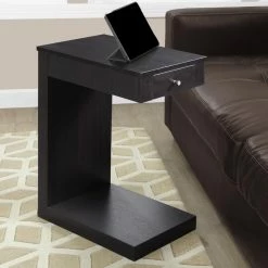 Promo ⌛ Rectangle End Tables & Side Tables Monarch Specialties Modern 1-Drawer End Table 😍