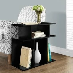 Outlet โ Rectangle End Tables & Side Tables Monarch Specialties 7 Shelf End Table ๐