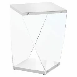 Promo 🎁 Other Shapes - End Tables & Side Tables Monarch Specialties Twisted Rectangular End Table 🤩